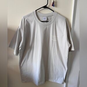 Casual Light Gray Short Sleeve Tee